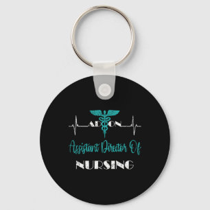Istant Director Of Nursing Heartbeat Adon Nurse Key Ring