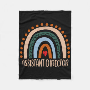 Istant Director Rainbow Appreciation Day Back To S Fleece Blanket