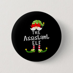 Istant Elf Group Christmas Funny Pajama Party  6 Cm Round Badge