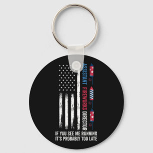 Istant Fireworks Director 4th Of July Key Ring