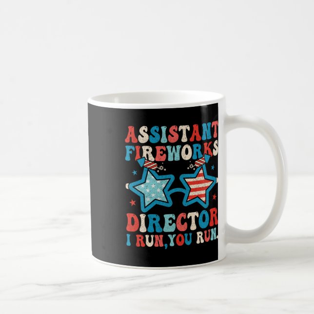 Istant Fireworks Director Funny 4th Of July Men Wo Coffee Mug (Right)
