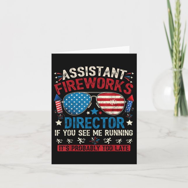 Istant Fireworks Director If You See July 4th Fire Card (Front)