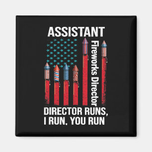 Istant Fireworks Director Usa Independence Day Jul Magnet