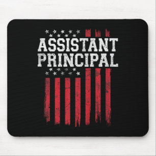 Istant Principal American Flag Usa Patriot Patriot Mouse Pad