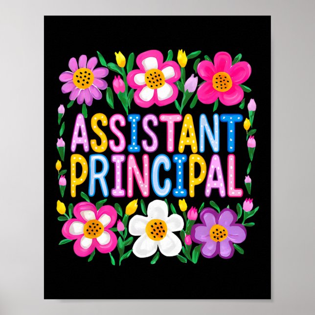 Istant Principal Ck To School Happy First Day Of S Poster (Front)