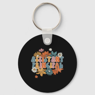 Istant Principal Hello Fall Autumn Thanksgiving Key Ring