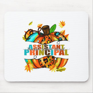 Istant Principal Thankful Grateful Blessed Autumn  Mouse Pad