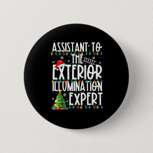 Istant To Exterior Illumination Expert Christmas L 6 Cm Round Badge