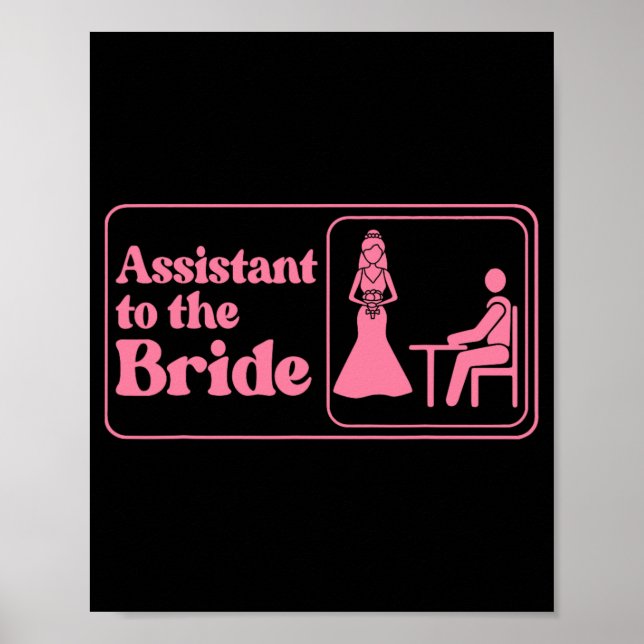 Istant To The Bride Pink Bachelorette Party  Poster (Front)
