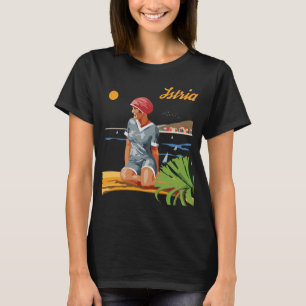 Istria Croatia Coast Retro Travel T-Shirt