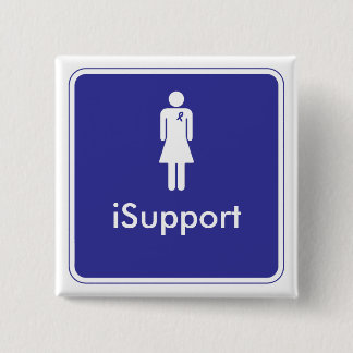 iSupport 15 Cm Square Badge
