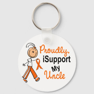 iSupport 1 SFT Leukaemia MS Kidney Cancer UNCLE Key Ring