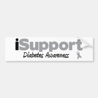 iSupport Diabetes Bumper Sticker