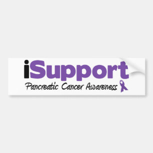 iSupport Pancreatic Cancer Bumper Sticker