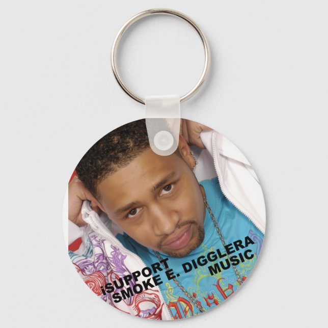 iSupport Smoke E. Digglera Music Key Ring (Front)
