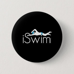 iswim - Male 6 Cm Round Badge