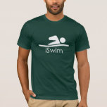 "iSwim" Mens Swim Shirt<br><div class="desc">Perfect for any competitive athlete (even kids!) Click "Customise It!" to add personal information or to create your own masterpiece!</div>