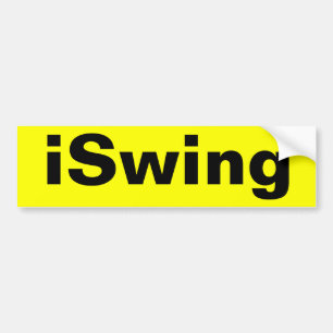 iSwing Bumper Sticker