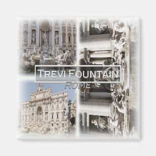 IT1504 Europe, Italy, Rome, Trevi Fountain, fridge Magnet