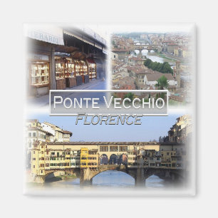 IT1508 Europe, Italy, Florence, Old Bridge, fridge Magnet