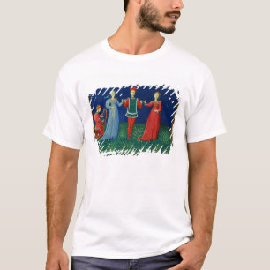 It 973 f.21v A Gentleman dancing with two Ladies, T-Shirt