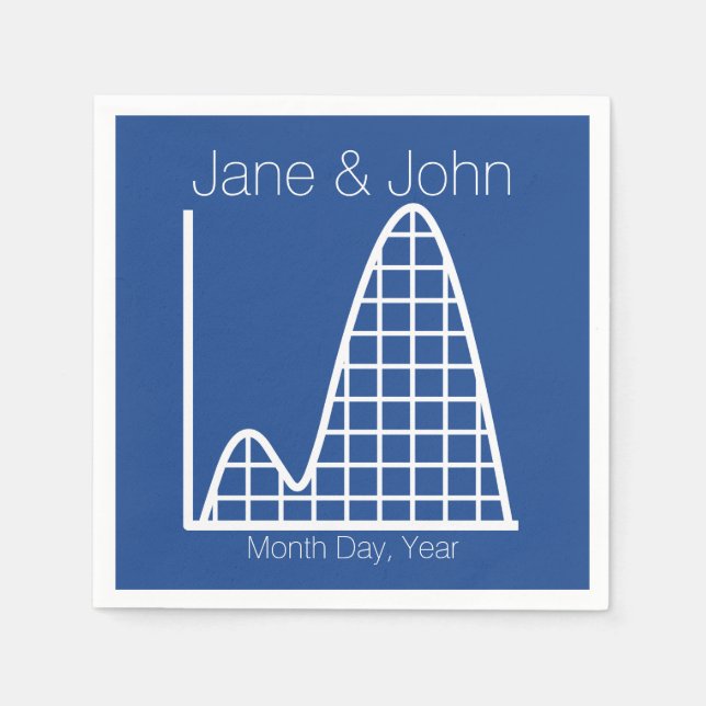 It Adds Up in Blue Napkins (Front)