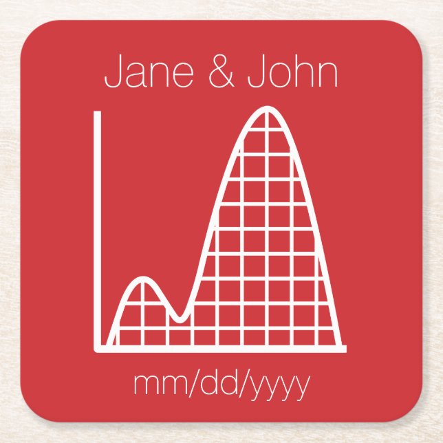 It Adds Up in Cherry Paper Coaster (Front)