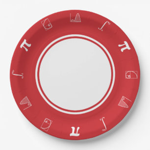 It Adds Up in Cherry Paper Plate