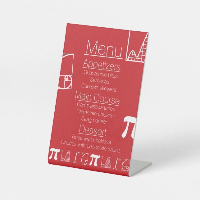 It Adds Up in Cherry Pedestal Sign (Front)