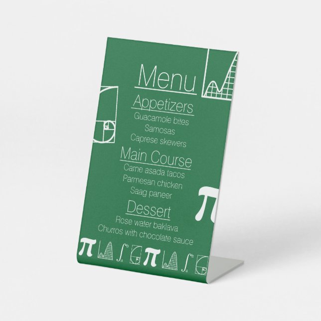 It Adds Up in Green Pedestal Sign (Front)