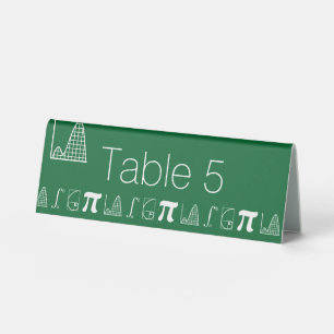 It Adds Up in Green Table Tent Sign