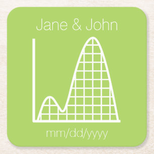 It Adds Up in Peridot Paper Coaster