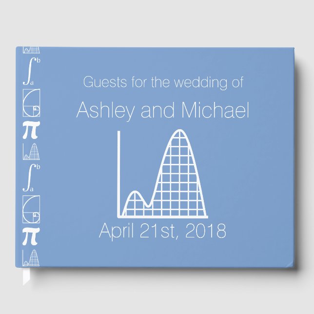 It Adds Up in Periwinkle Guest Book (Front)