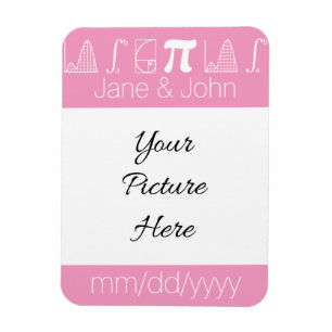 It Adds Up in Petal Pink Save-the-Date Magnet