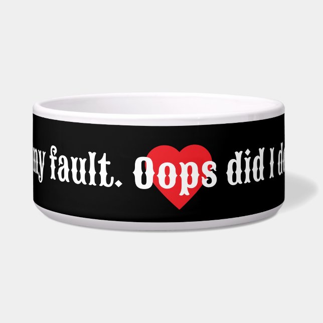 It ain't my fault. Oops, did I do that? Collection (Front)