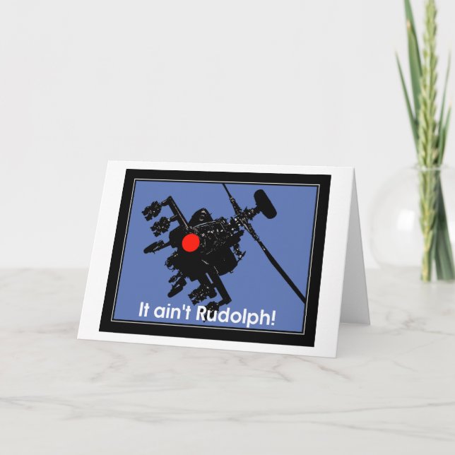 It ain't Rudolph Card (Front)