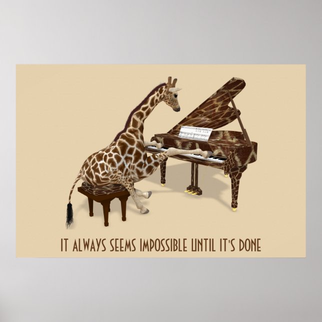 It Always Seems Impossible Until It's Done Poster (Front)