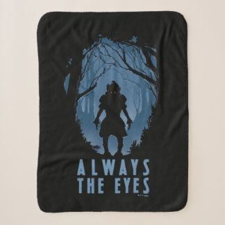 IT Always The Eyes Forest Silhouette Sherpa Blanket