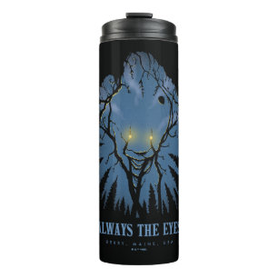 IT Always The Eyes Pareidolic Tree Tops Thermal Tumbler