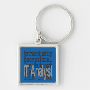 IT Analyst Extraordinaire Key Ring