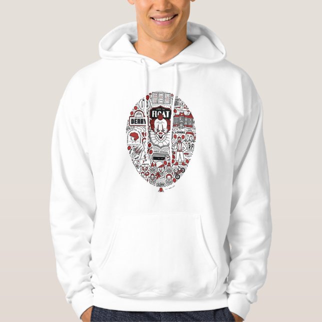 IT Balloon Doodle Art Hoodie (Front)