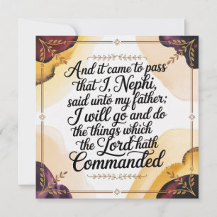 It Came to Pass Invitation