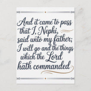 : It Came to Pass Postcard