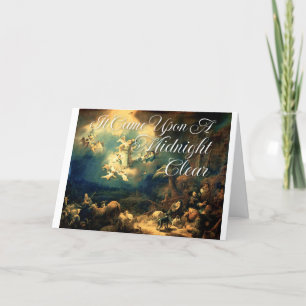 It came upon a midnight clear Christmas Card  