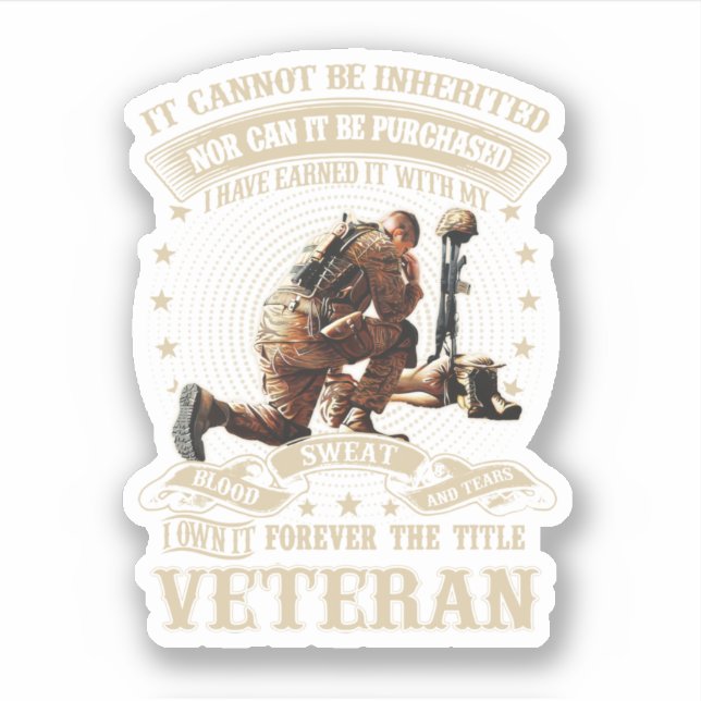 It Cannot Be Inherited Forever The Title Veteran (Front)