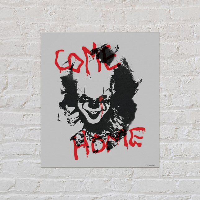It Chapter 2 | Come Home Poster (Poster on brick wall)