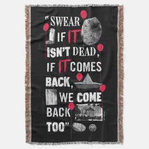 It Chapter 2   Editorial Graphic Throw Blanket