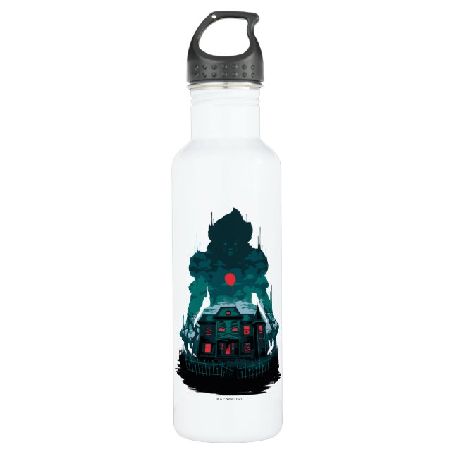 It Chapter 2 | Pennywise and House 710 Ml Water Bottle (Front)