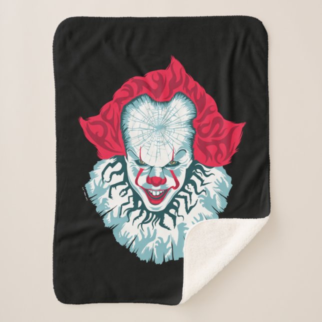 It Chapter 2 | Pennywise Sherpa Blanket (Front)