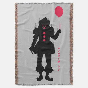 It Chapter 2   Pennywise Silhouette Throw Blanket